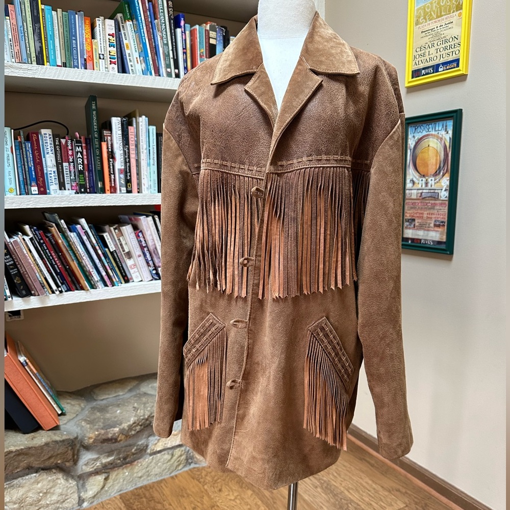 Vintage Scully Genuine Leather Fringe Jacket